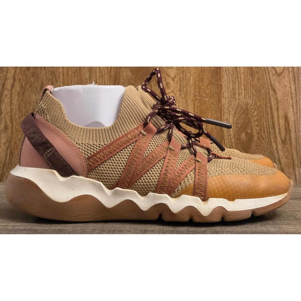 Madewell Field Knit Lace Up Athletic Shoes Womens 9.5 Mens 8 Desert Rose
